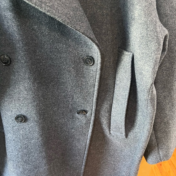 NWT H&M Double-breasted wool-blend coat. Large - Picture 6 of 11
